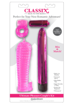 Coffret 4 sextoys rose Classix - R545112